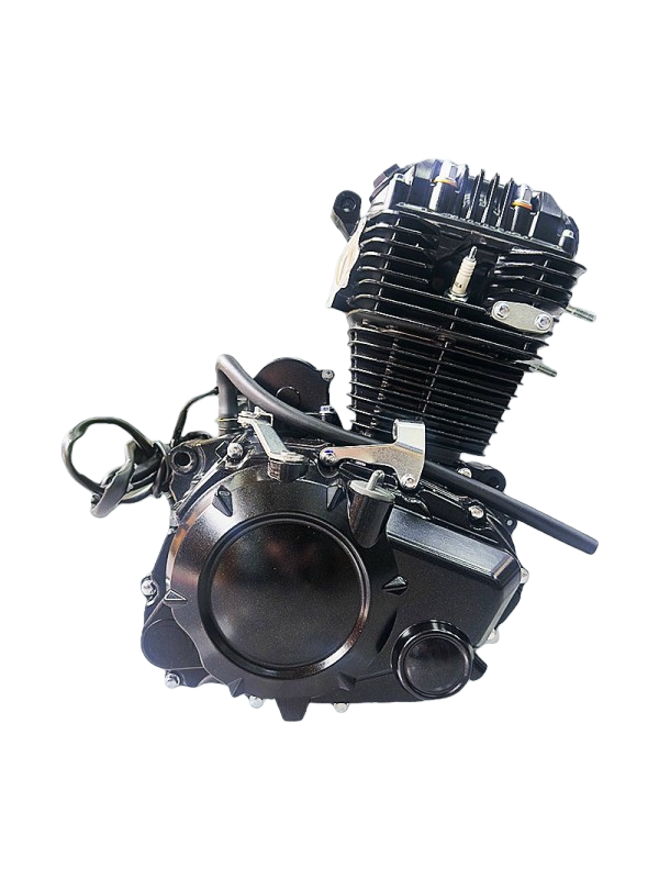 Air-cooled 4-stroke 6-speed electric start motorcycle engine assembly