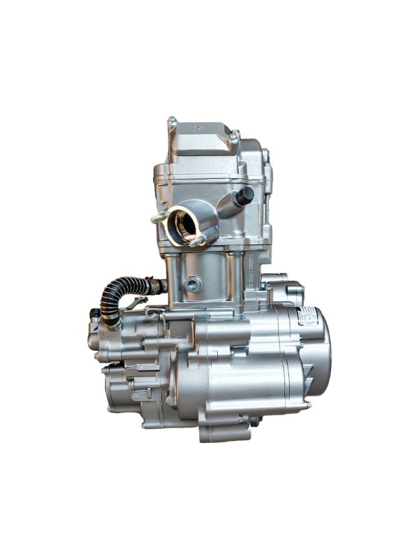 High power, wear-resistant, and quiet 300cc chain-driven motorcycle engine