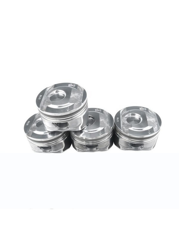 High-wear-resistant, highly adaptable, high-compression ratio piston assembly