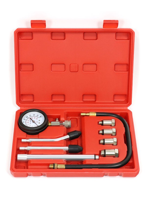 Precise testing extended connecting pipe car cylinder compression tester