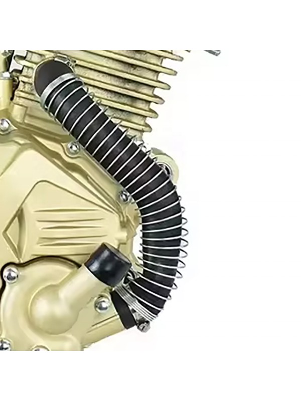 High-power, air-cooled, 4-stroke 250cc motorcycle engine assembly