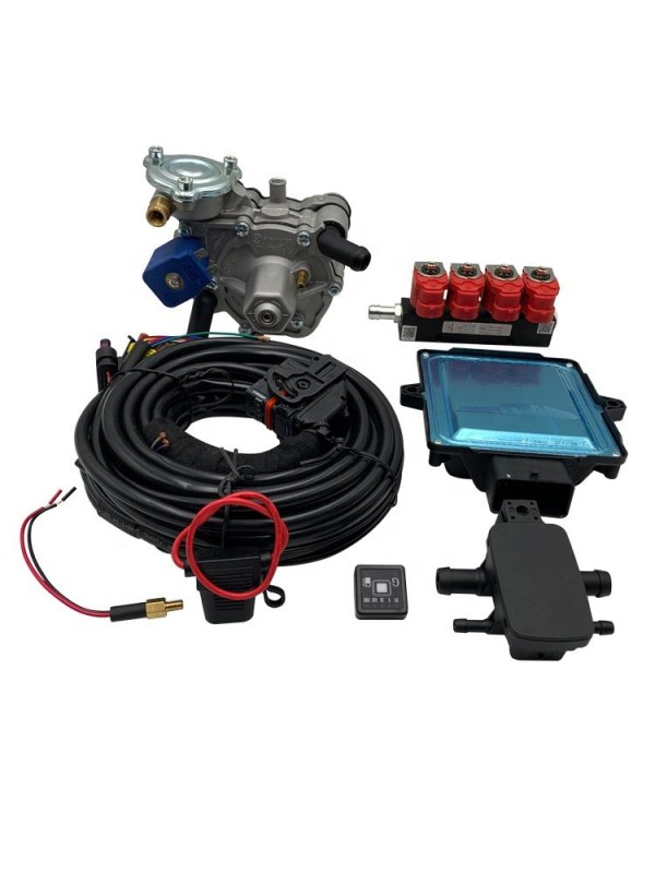 High-efficiency, energy-saving 4-cylinder car fuel conversion kit