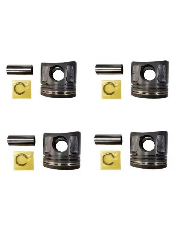 Wear-resistant, highly compatible 3.2L/2.2L engine piston assembly