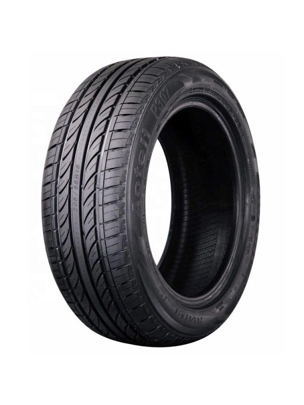 Wear-resistant, anti-slip, comfortable passenger car tires