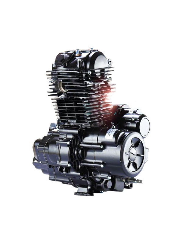 High-efficiency, wear-resistant 6-speed 250cc motorcycle engine assembly