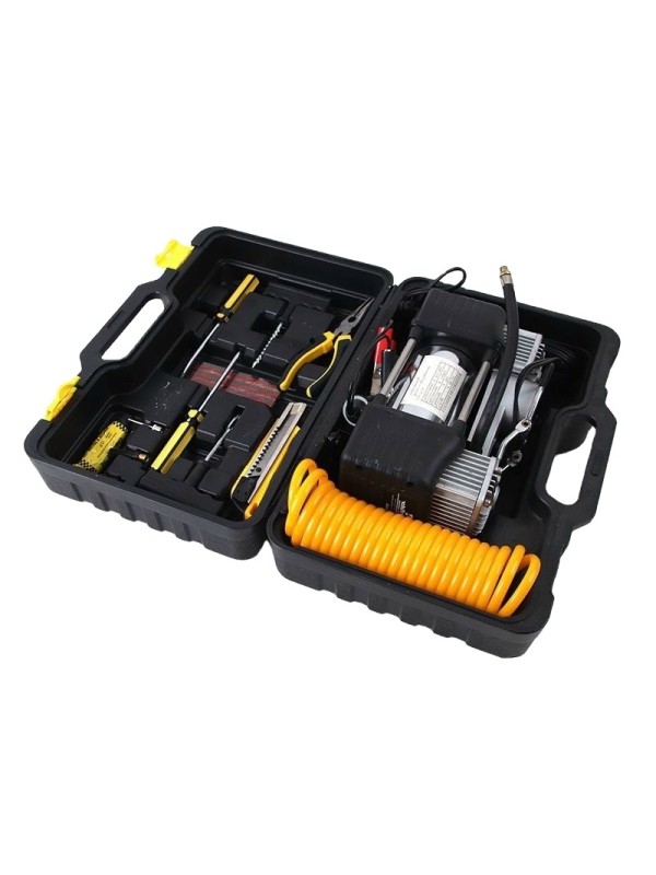 High-Efficiency, Wear-Resistant Twin-Cylinder Pump Truck Tires Emergency Repair Tool Kit