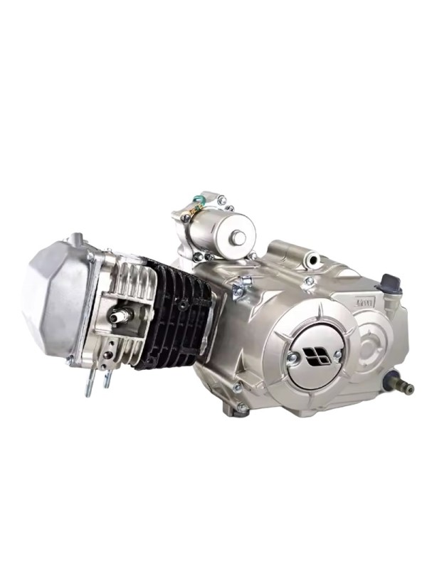 High-efficiency, durable 125cc four-stroke motorcycle engine assembly