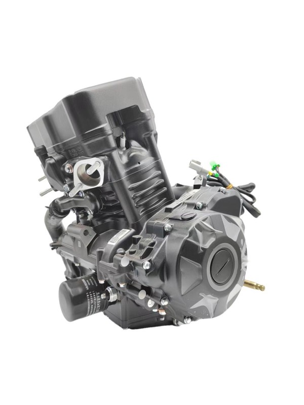 Water-cooled, high-efficiency single-cylinder 380cc motorcycle engine