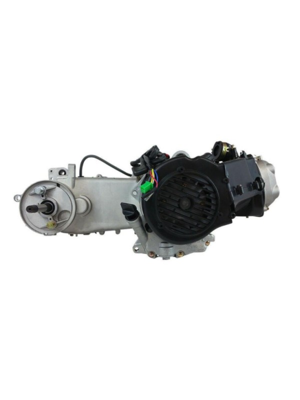 High-efficiency and durable 125cc motorcycle engine assembly