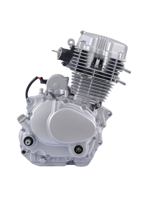 High-efficiency and durable air-cooled and water-cooled 125cc motorcycle engine assembly