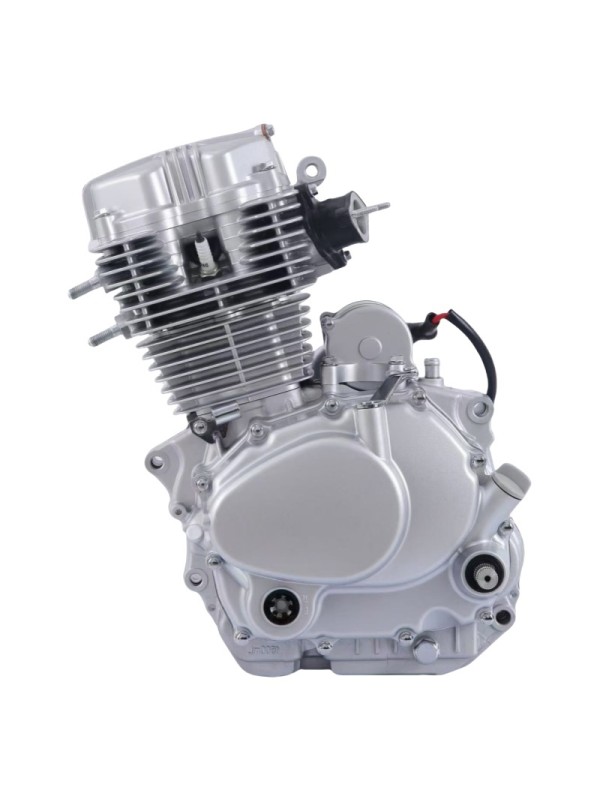 High-efficiency and durable air-cooled and water-cooled 125cc motorcycle engine assembly