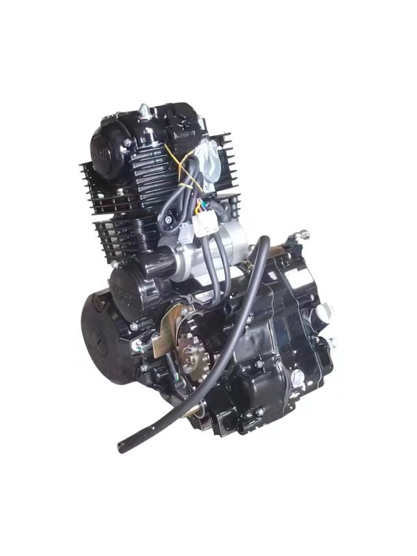 Air-cooled 4-stroke 200cc off-road motorcycle engine assembly