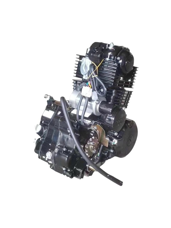 Air-cooled 4-stroke 200cc off-road motorcycle engine assembly