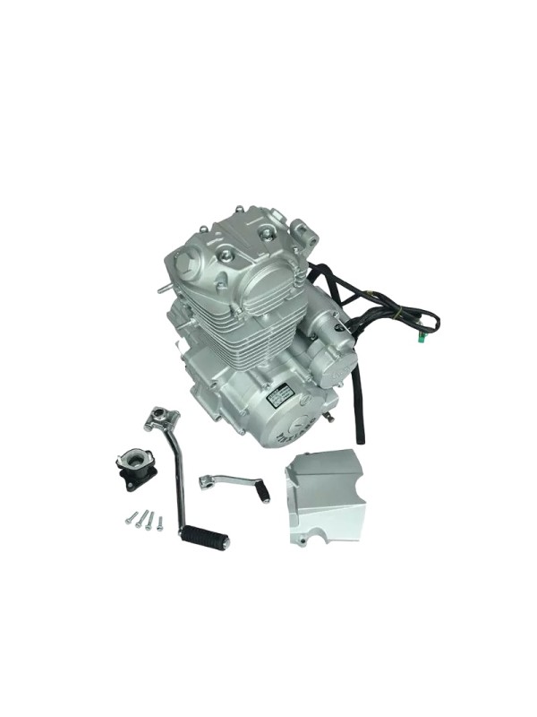 High-efficiency cooling 150cc air-cooled engine assembly