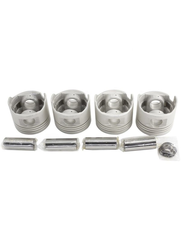 Wear-resistant and high-temperature resistant engine piston assembly