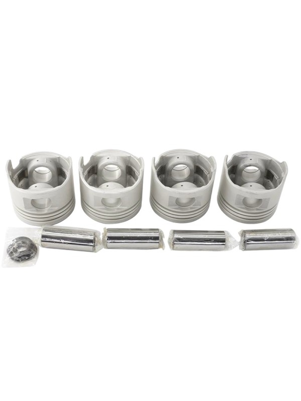 Wear-resistant and high-temperature resistant engine piston assembly