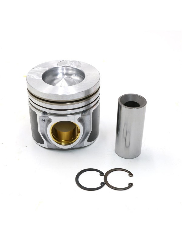 High-strength aluminum alloy piston assembly