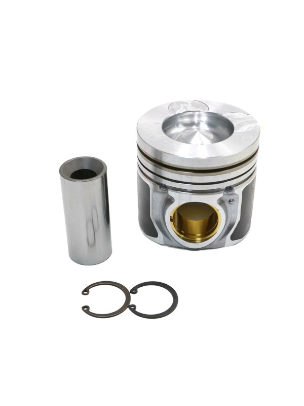 High-strength aluminum alloy piston assembly